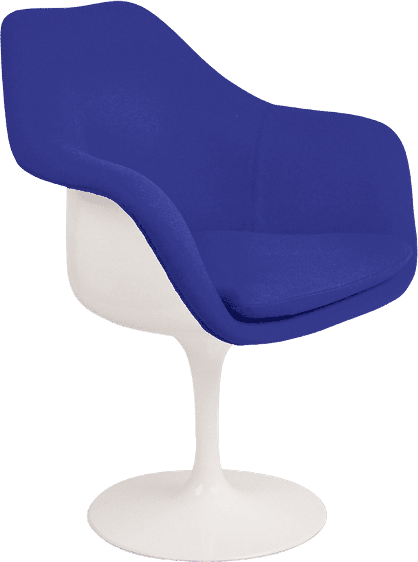 Chaise Tulip Carver Blue/White image.