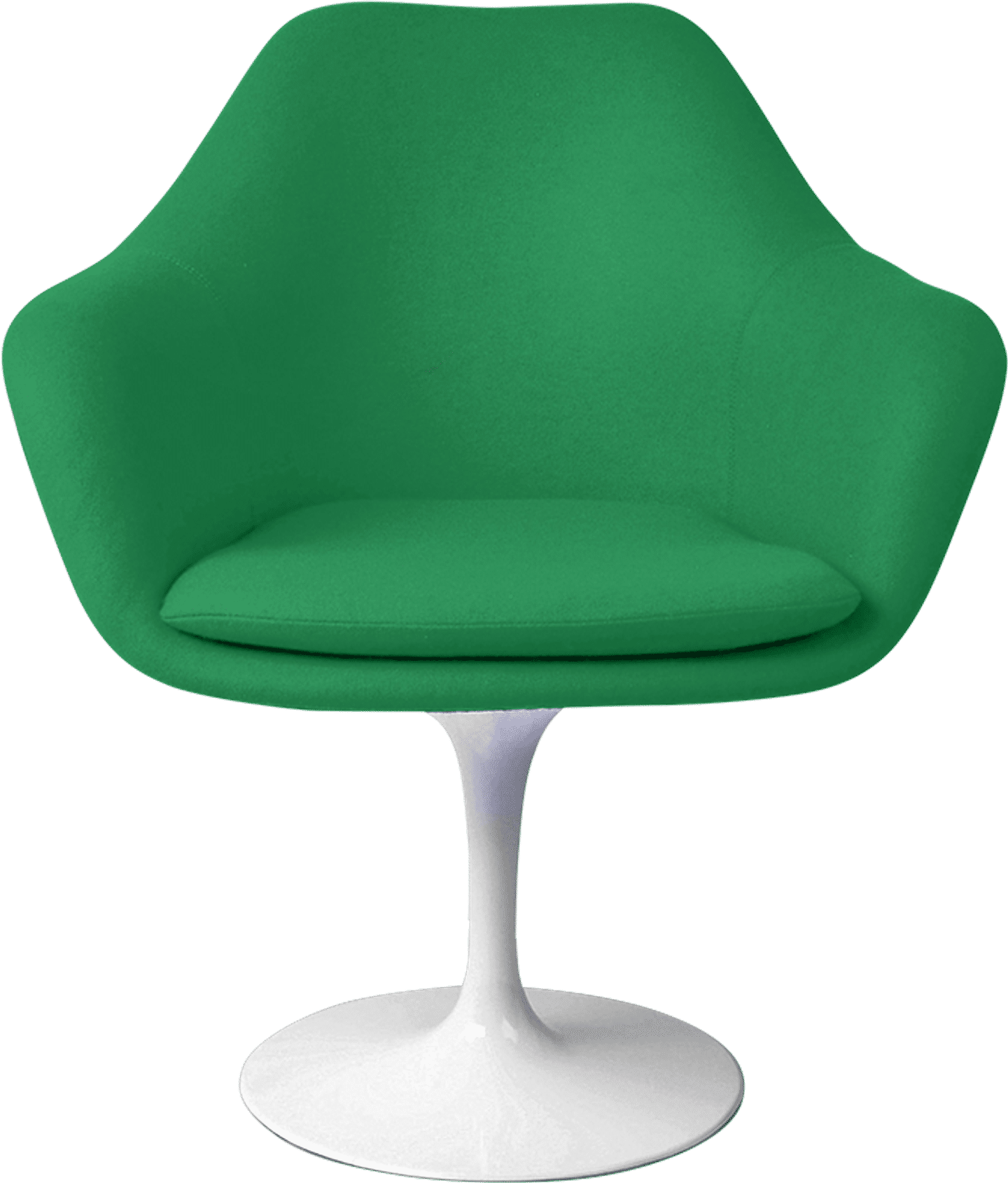 Tulip Carver Chair Green/White image.