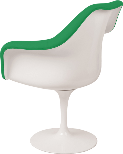 Chaise Tulip Carver Green/White image.