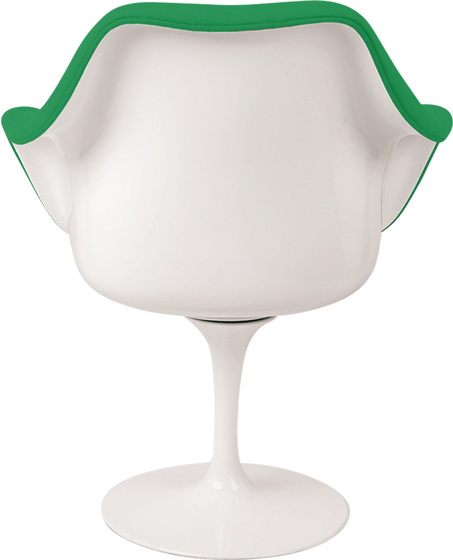 Tulip Carver stol Green/White image.