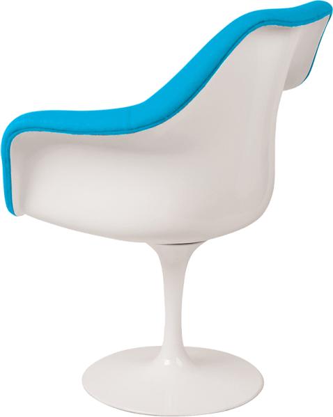 Tulip Carver Chair Moroccan Blue/White image.