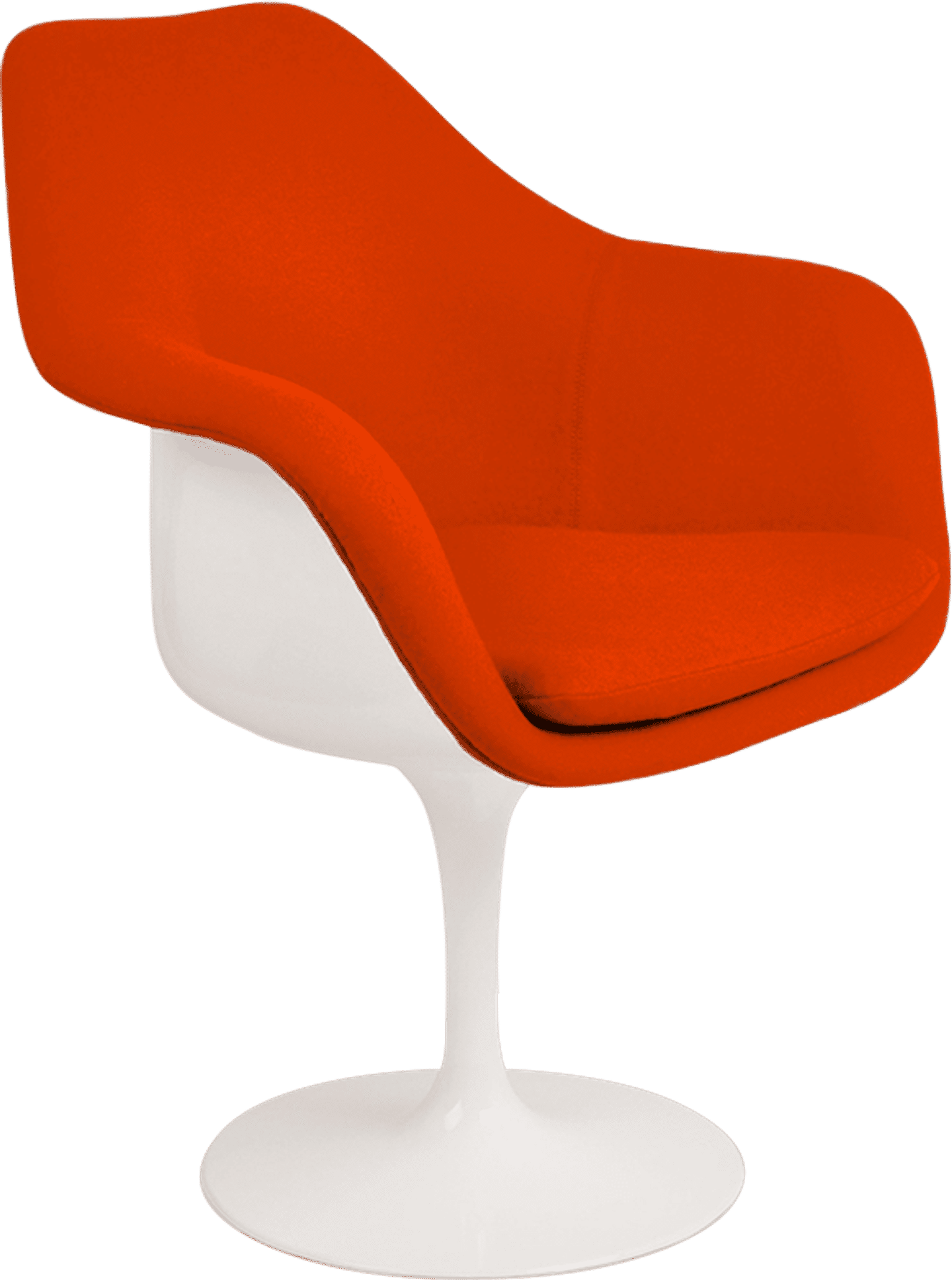 Tulip Carver Chair Orange/White image.