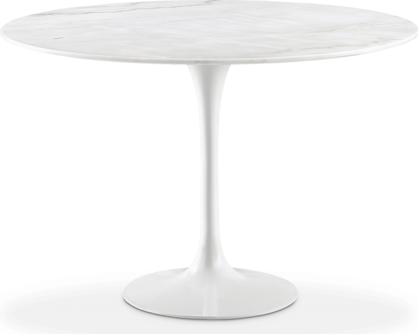 Tavolo da pranzo rotondo Tulip - Marmo bianco White Marble/90 CM image.