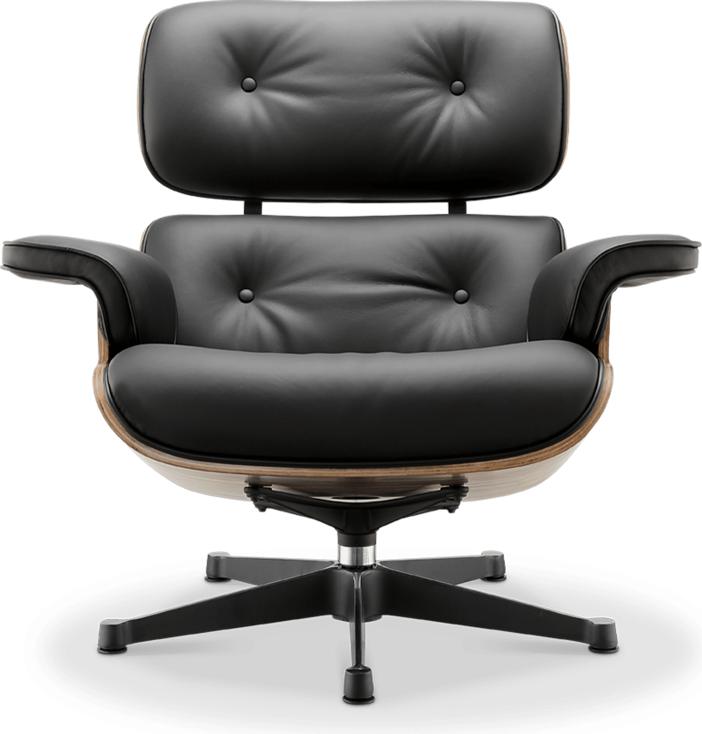 Silla Lounge Estilo Eames 670 Premium Leather/Black/Rosewood image.