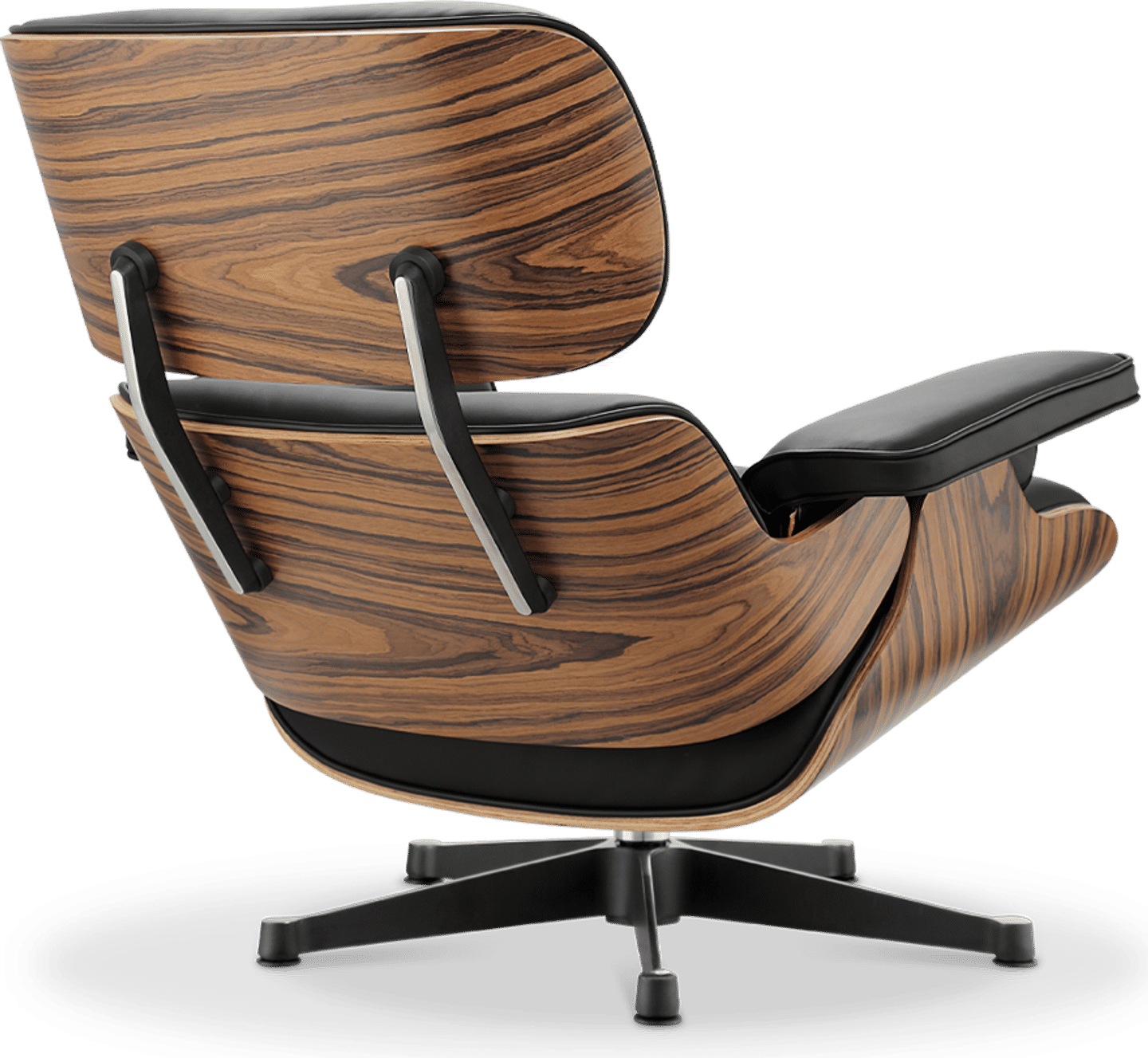 Eames Stijl Loungestoel 670 Premium Leather/Black/Rosewood image.