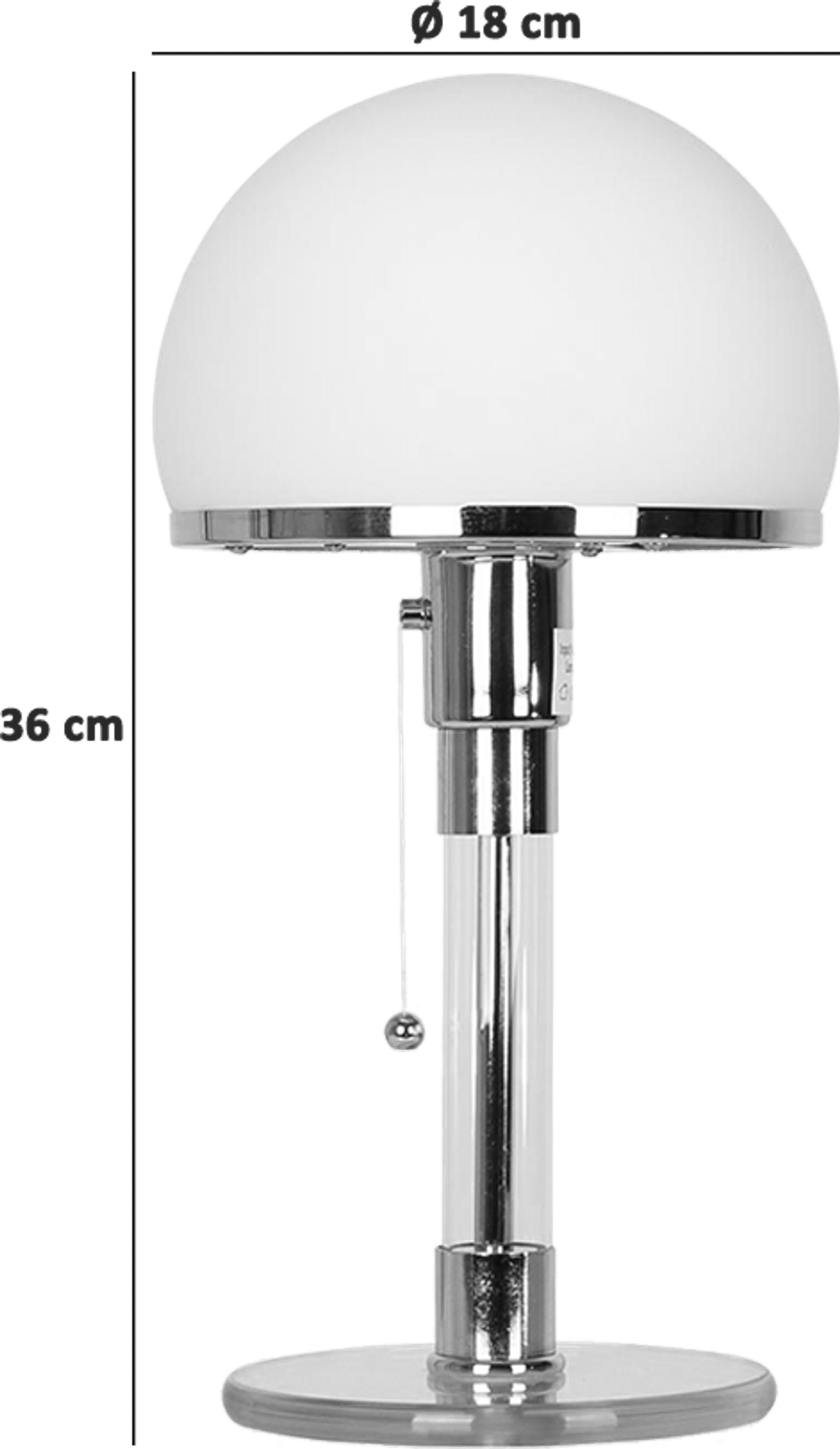 W24 Style Globe lampe White image.