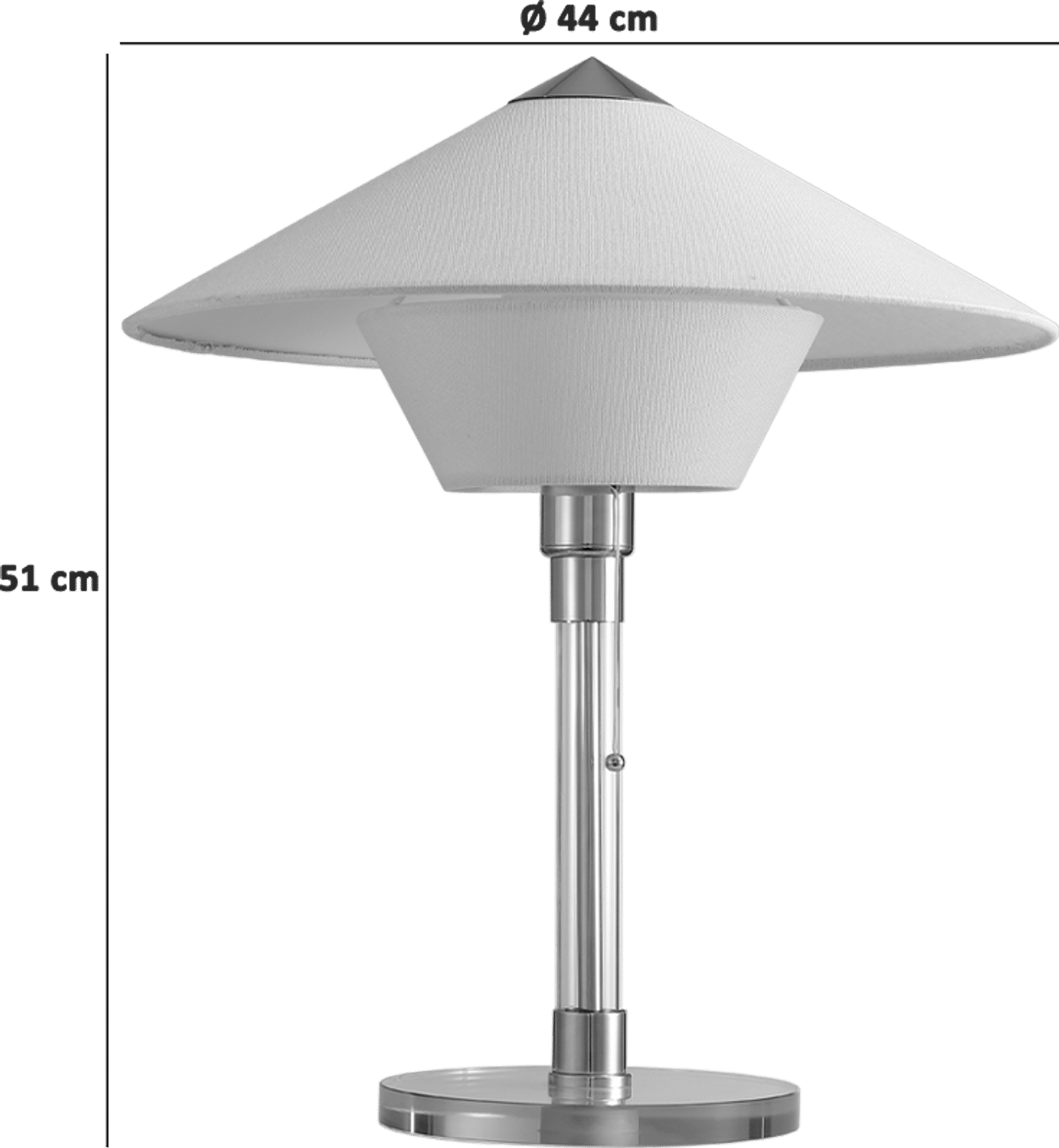 WG28 Style Tischlampe White image.