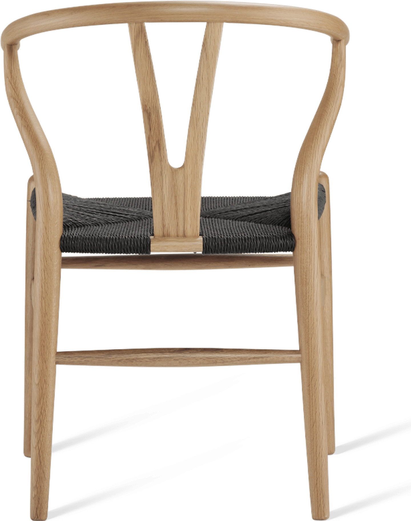 Oak shop wishbone chair