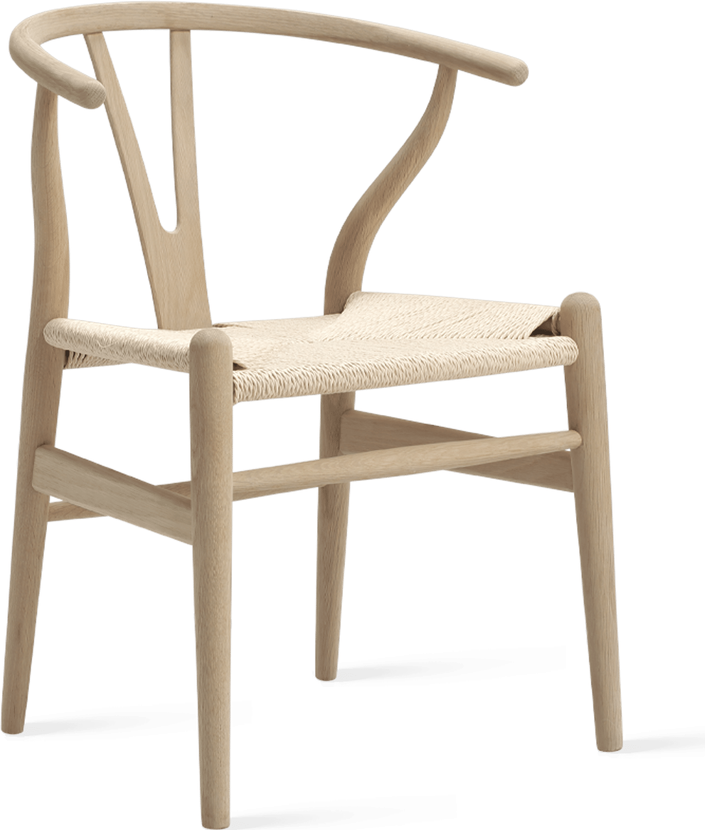Wishbone (Y) Chair - CH24 Oak Soap Finish/Natural image.