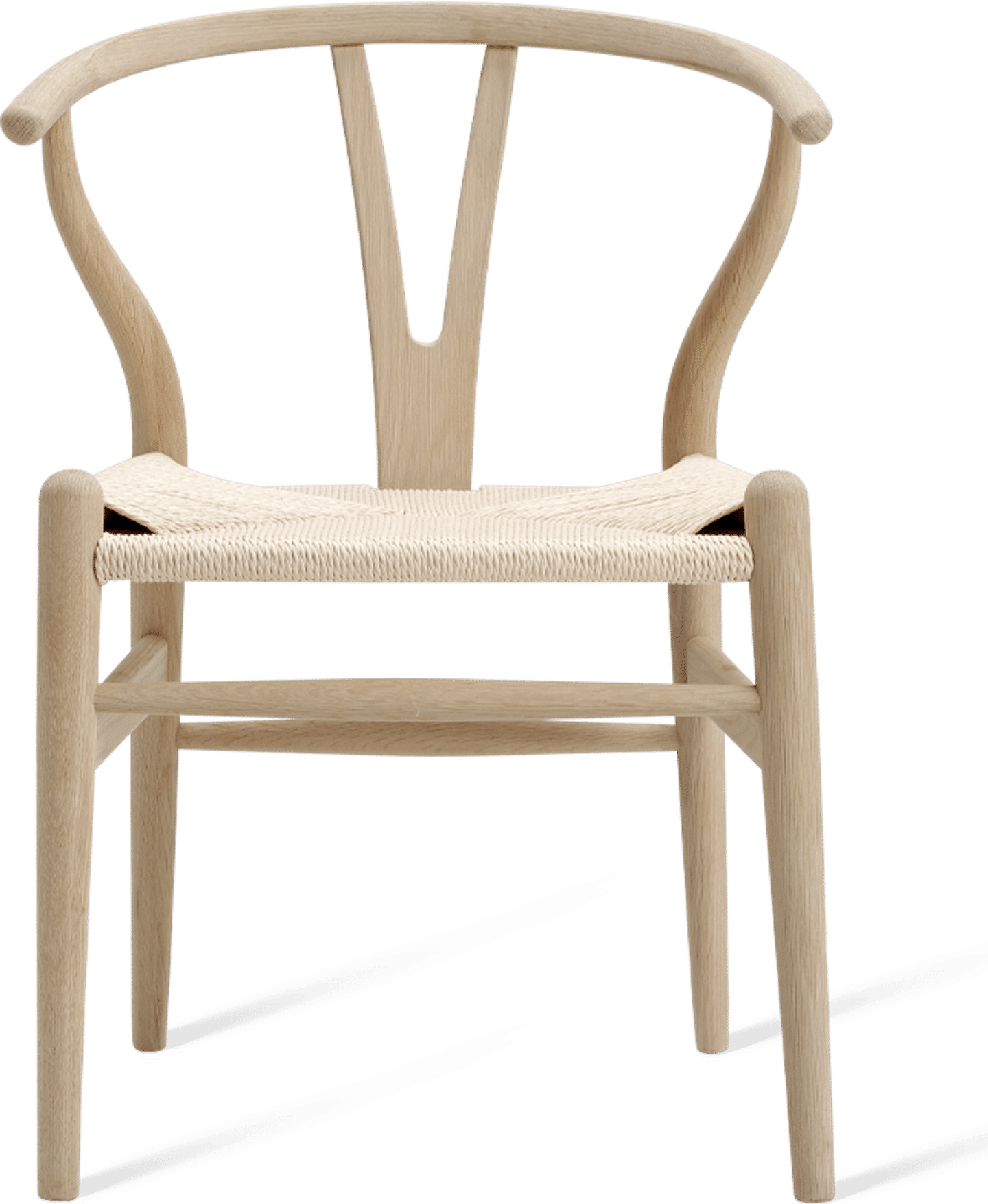 Wishbone (Y) Chair - CH24 Oak Soap Finish/Natural image.