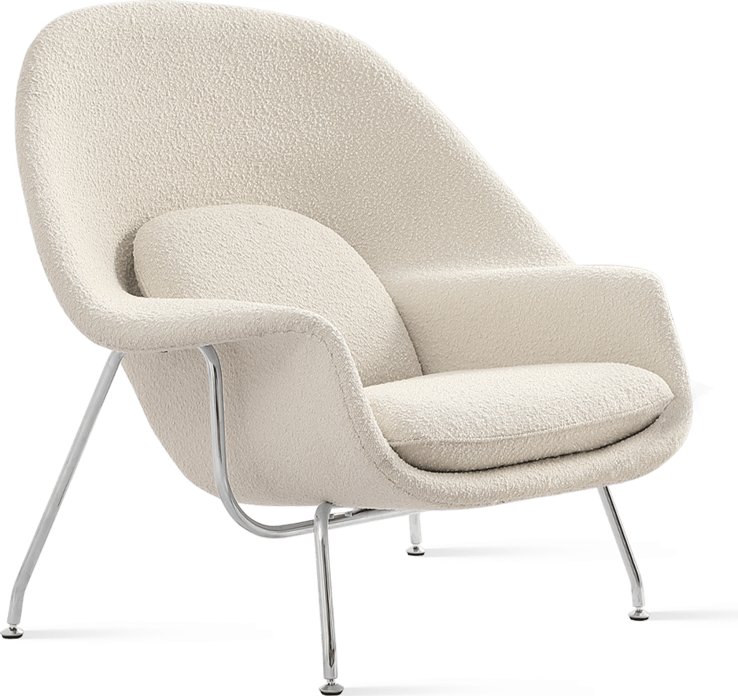 Womb Chair - Schnalle Creamy Boucle/Boucle image.