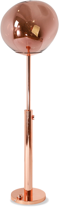 Melt Style Floor Lamp Rose Gold image.