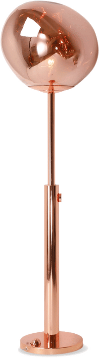 Melt Style Floor Lamp Rose Gold image.