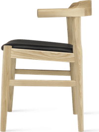 PP68  - Dining Chair Black/Solid American Ashwood image.