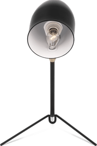 Serge Mouille Style Table Lamp Black image.