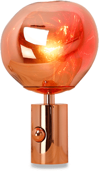 Melt Style Table Lamp  Rose Gold image.