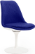 Tulip Chair Upholstered Blue image.