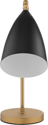 Grasshopper Style Table Lamp Black image.