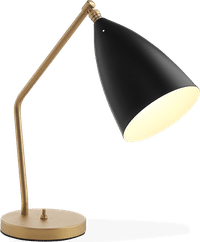Grasshopper Style Table Lamp Black image.