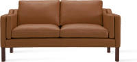2212 Two Seater Sofa Premium Leather/Caramel Aniline image.