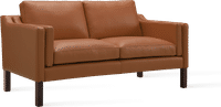 2212 Two Seater Sofa Premium Leather/Caramel Aniline image.