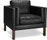 2322 Armchair Premium Leather/Black image.