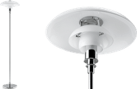PH 3.5/2.5 Style Floor Lamp Chrome image.