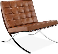 Barcelona Chair Premium Leather/Dark Tan image.