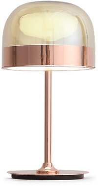 Equatore Style Table Lamp Rose Gold/Large image.
