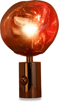 Melt Style Table Lamp  Rose Gold image.