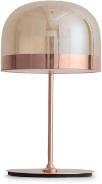 Equatore Style Table Lamp Rose Gold/Large image.