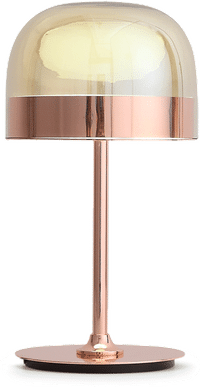 Equatore Style Table Lamp Rose Gold/Small image.
