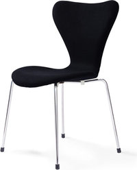 Series 7 Chair Upholstered Black image.