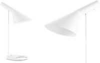 AJ Style Table Lamp White image.
