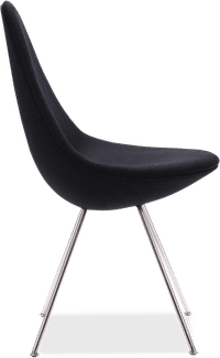 Drop Chair Wool/Black image.