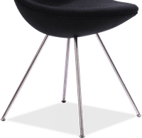 Drop Chair Wool/Black image.