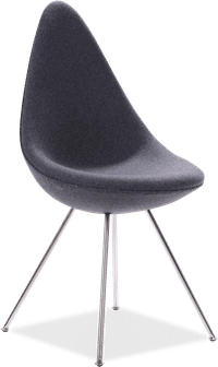 Drop Chair Wool/Charcoal Grey image.
