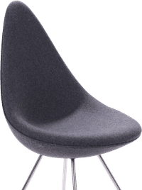 Drop Chair Wool/Charcoal Grey image.