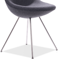 Drop Chair Wool/Charcoal Grey image.