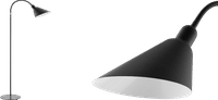 Bellevue AJ Style Floor Lamp Black image.