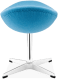 Egg Stool Wool/Without piping/Morocan Blue image.