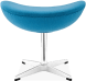 Egg Stool Wool/Without piping/Morocan Blue image.