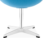 Egg Stool Wool/Without piping/Morocan Blue image.