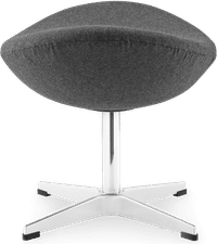 Egg Stool Wool/Without piping/Charcoal Grey image.