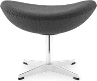 Egg Stool Wool/Without piping/Charcoal Grey image.