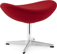 Egg Stool Wool/Without piping/Deep Red image.