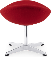 Egg Stool Wool/Without piping/Deep Red image.
