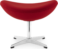 Egg Stool Wool/Without piping/Deep Red image.