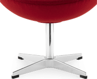 Egg Stool Wool/Without piping/Deep Red image.