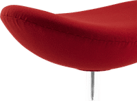 Egg Stool Wool/Without piping/Deep Red image.